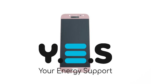 Дисплей Samsung Galaxy J7 (2017) SM-J730F рожевий з тачскріном, без рамки, TFT