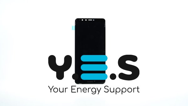 Дисплей з тачскрином Huawei Enjoy 8 Plus / Y9 (2018) FLA-LX1/FLA-LX3, чорний, без рамки