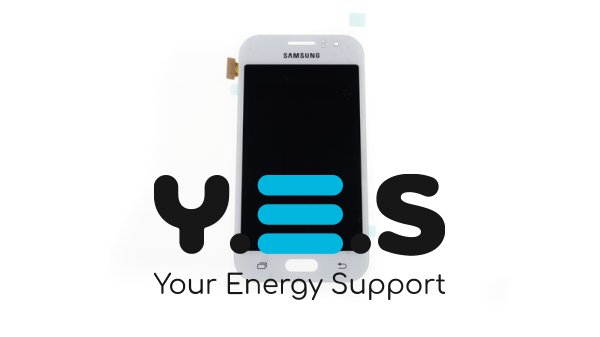 Дисплей з тачскріном Samsung Galaxy J1 Ace SM-J110 білий, без рамки, PRC Original