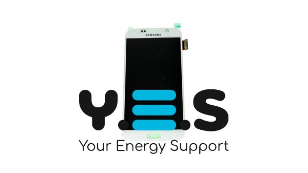 Дисплей Samsung Galaxy S6 DS SM-G920 білий з тачскріном, без рамки, PRC Original