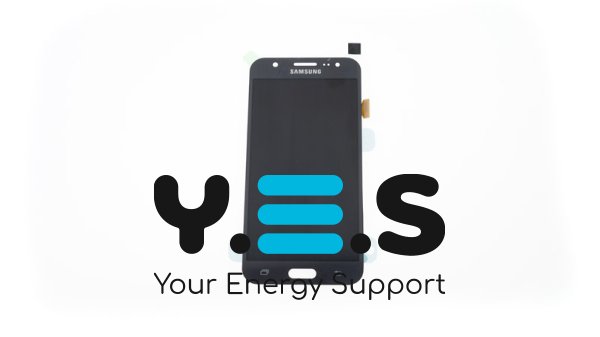 Дисплей OLED з тачскрином Samsung Galaxy J5 SM-J500H, чорний, без рамки (модуль)