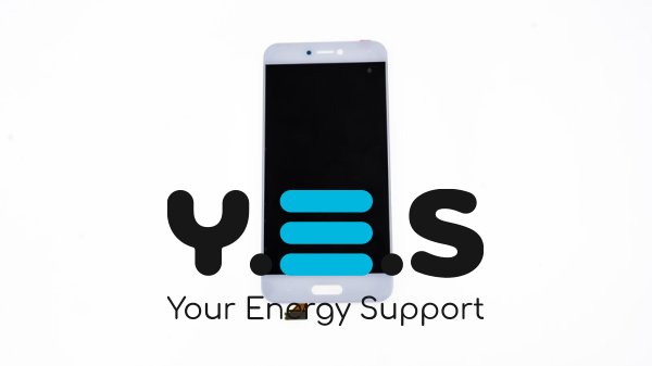 Дисплей Xiaomi Mi 5c білий із тачскріном у зборі, без рамки