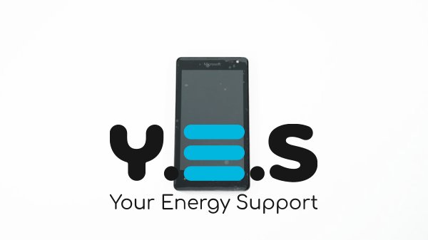 Дисплей з тачскріном і рамкою для Microsoft Lumia 532 DS (Nokia), чорний