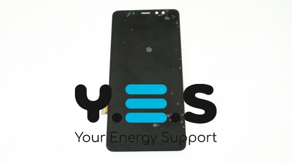 Дисплей Samsung Galaxy A8+ (2018) SM-A730H чорний з тачскріном, без рамки, TFT