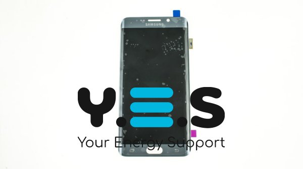 Дисплей+тачскрін для Samsung Galaxy S6 Edge+ Plus SM-G928, сріблястий, без рамки, PRC Original