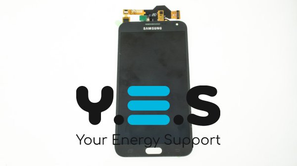 Дисплей OLED з тачскріном Samsung Galaxy E7 3G SM-E700H чорний, без рамки (модуль)