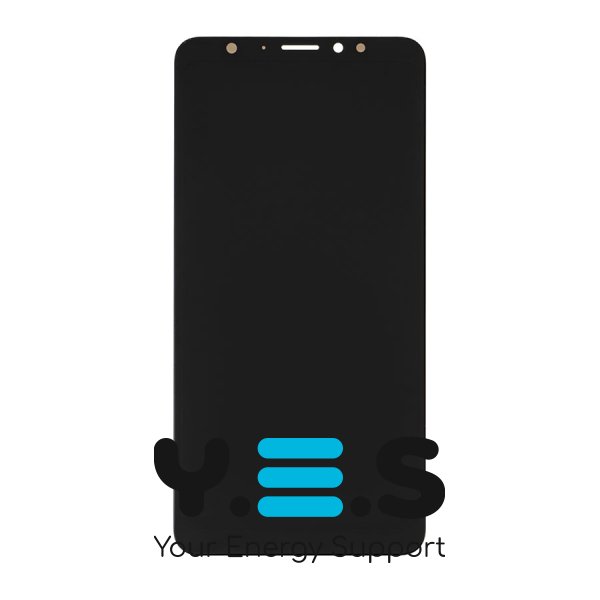 Дисплей для Meizu M8 Lite чорний у зборі з тачскріном, без рамки