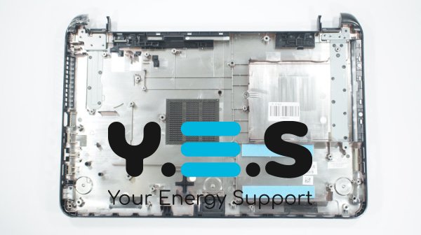 Нижня кришка ноутбука HP Pavilion 15-G, 15-R, чорна, з VGA