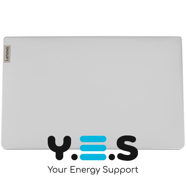 Кришка дисплея для ноутбука Lenovo IdeaPad 1-15ADA7, срібляста, Wi‑Fi антена Original