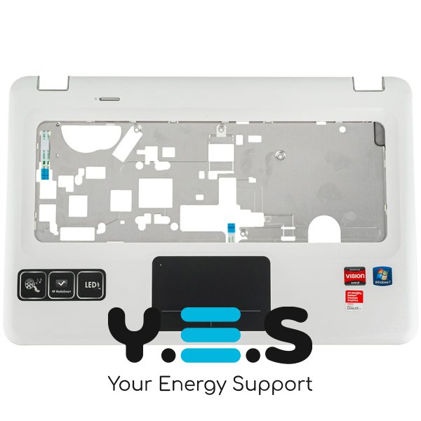 Верхня частина корпуса ноутбука HP Pavilion DV6-3000 без клавіатури, біла