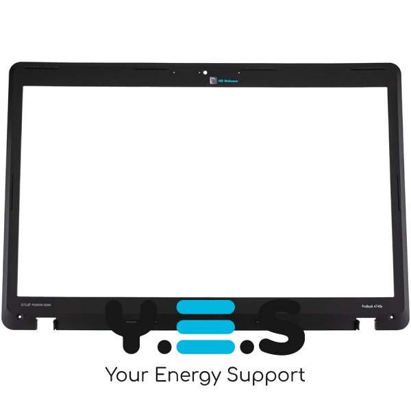 Б/в рамка дисплея для ноутбука HP ProBook 4740s, чорна