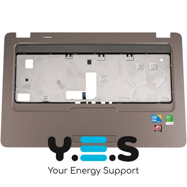 Б/В верхня кришка для ноутбука HP G62, срібляста