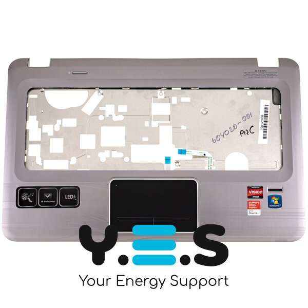 Кришка верхня Б/В для ноутбука HP DV6 3000 series, срібляста