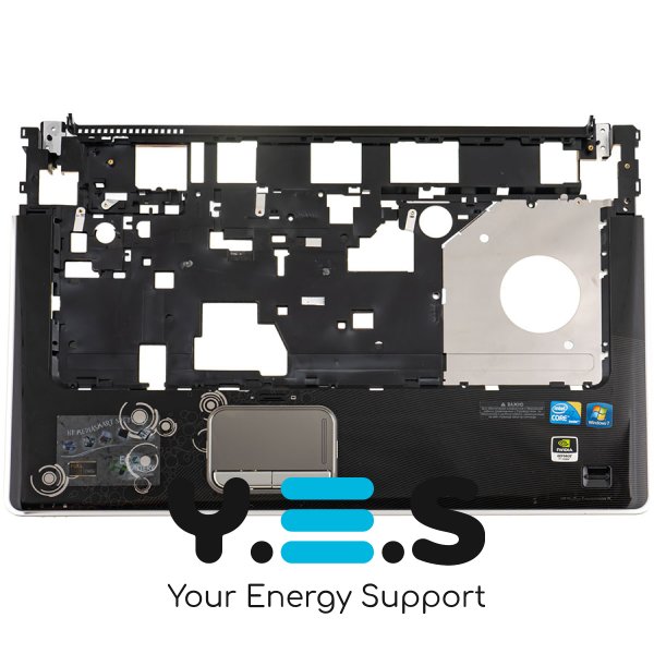 Б/У верхня кришка ноутбука HP Pavilion dv7-3110er series, чорна