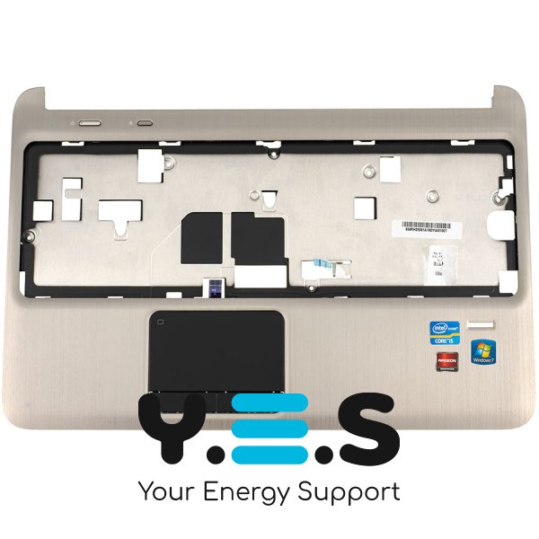 Б/В верхня частина корпусу для ноутбука HP Pavilion DV6-6B, срібляста