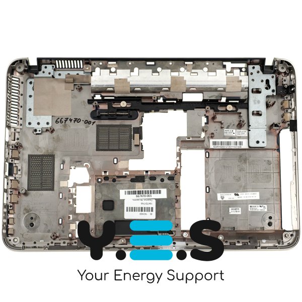 Б/в нижня частина корпусу для ноутбука HP DV6-6C, чорна