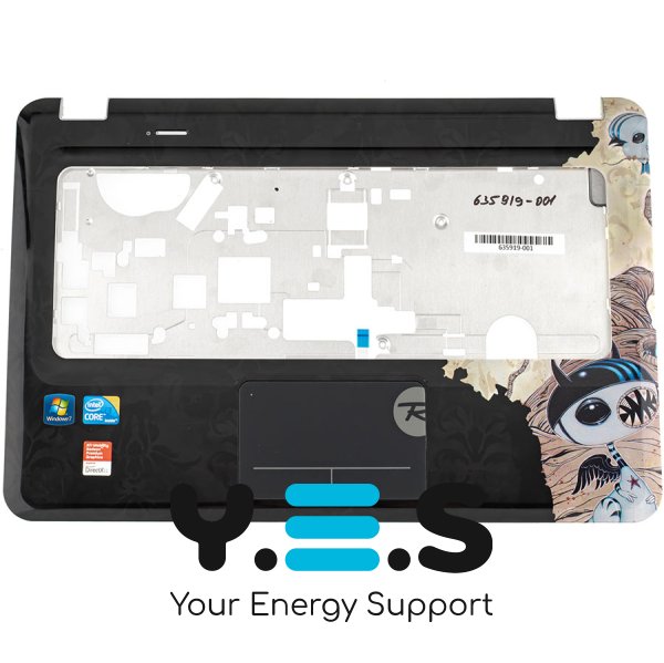 Б/в верхня кришка корпусу для ноутбука HP Pavilion DV6-3000, чорна