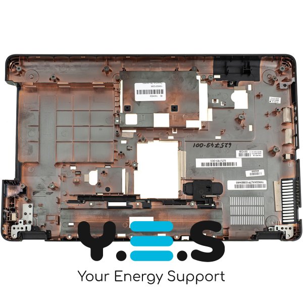 Б/У нижня кришка корпуса для ноутбука HP G62 series, чорна