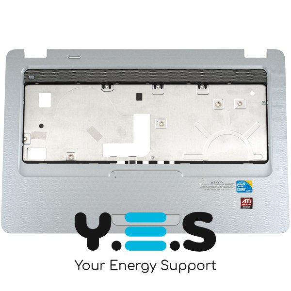 Б/в верхня частина корпусу (кришка) для ноутбука HP G62, срібляста