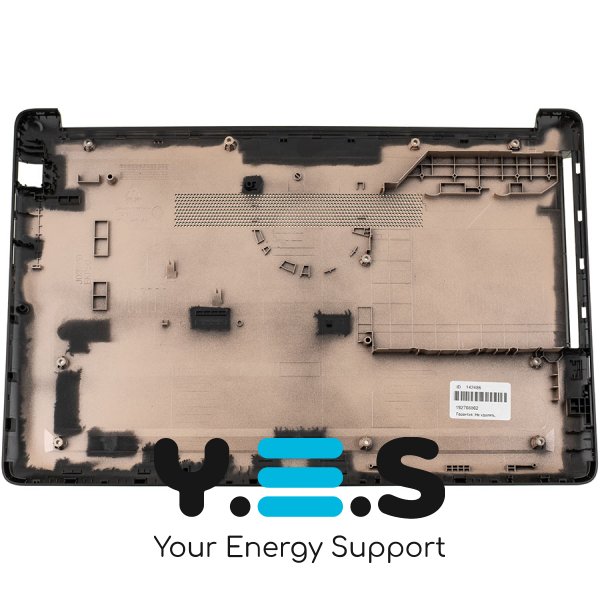 Нижня кришка ноутбука HP 250 G7, 255 G7, чорна
