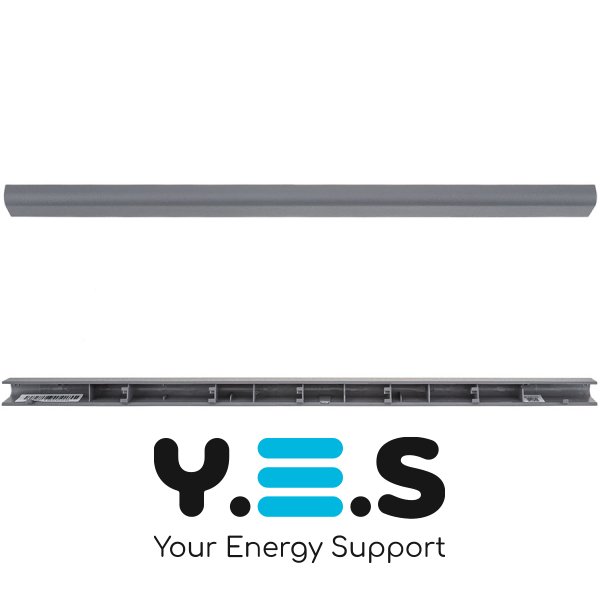 Кришка петель ноутбука Lenovo IdeaPad V15-IKB, V15-ADA, темно-сіра