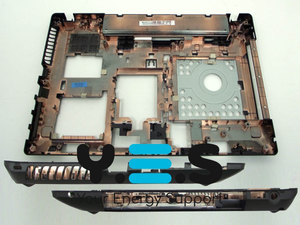 Нижня кришка-корито корпусу ноутбука Lenovo G480, G485
