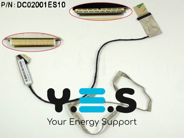 Шлейф матриці для Lenovo G580, G585 DC02001ES10, для дискретної відеокарти