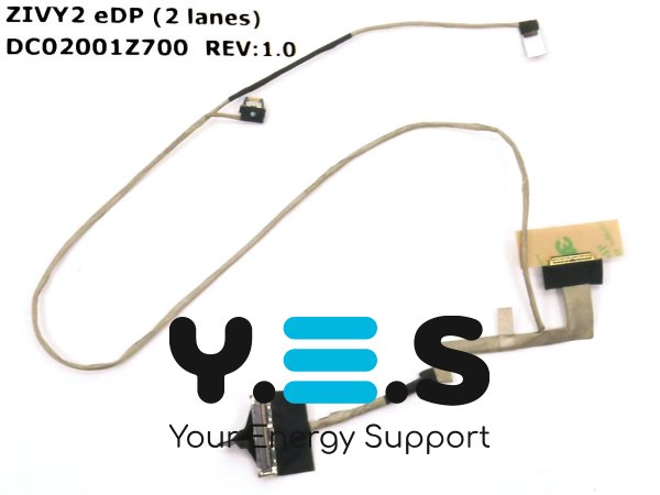 Шлейф матриці Lenovo Y50-70 DC02001Z700 FHD 1920×1080 eDP 30pin Touch (тачскрін)