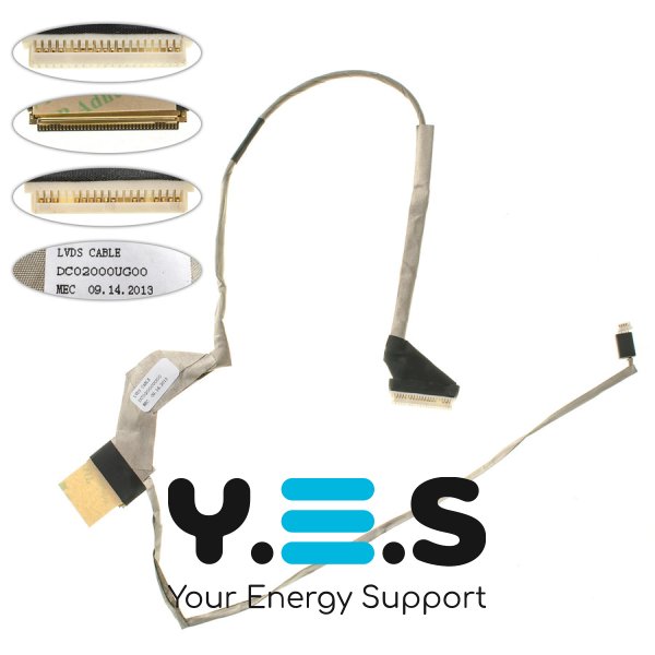 Шлейф матриці для ноутбука Toshiba A500/A505/A505D LED з роз’ємом камери DC02000UG00