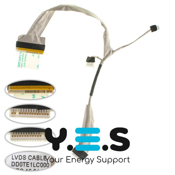 Шлейф матриці для ноутбука Toshiba L310/M300/M305/M331/M332/M333/M334/M335/M336 LED з роз’ємом камери DDOTE1LC000