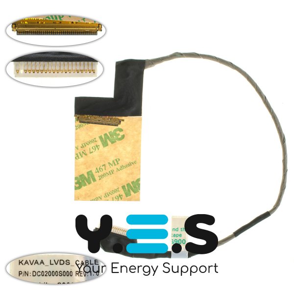 Шлейф матриці для ноутбука Toshiba NB200, NB205 LED (DC02000S000)