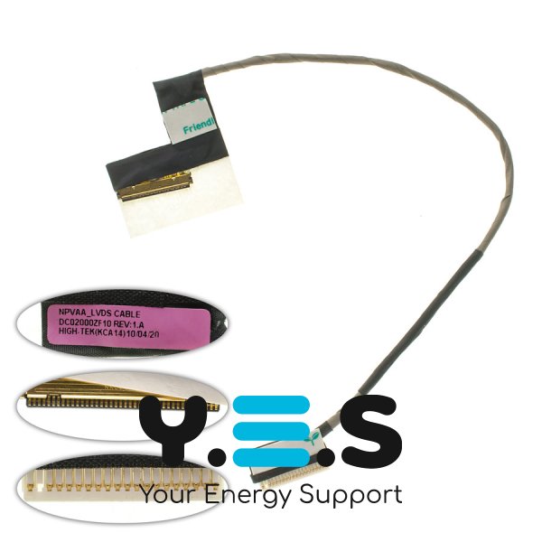 Шлейф матриці ноутбука Toshiba NB300, NB305, LED, DC02000ZF10