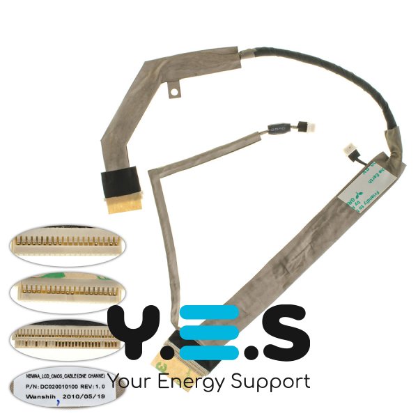 Шлейф матриці для ноутбука Toshiba L455/L450/A350/A355, CCFL, DC020010100