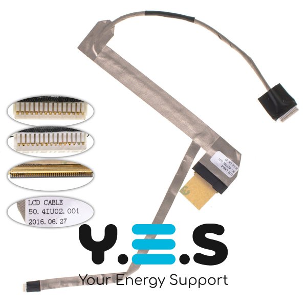 Шлейф матриці для ноутбука DELL Inspiron N4050, LED, розʼєм під камеру 50.4IU02.001