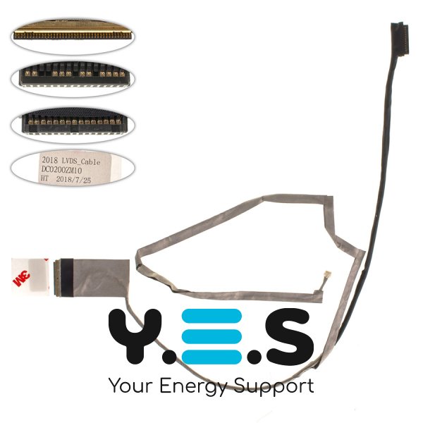 Шлейф матриці LENOVO G460/G465/Z460/Z465 LED з роз’ємом для камери DCO2000ZM10