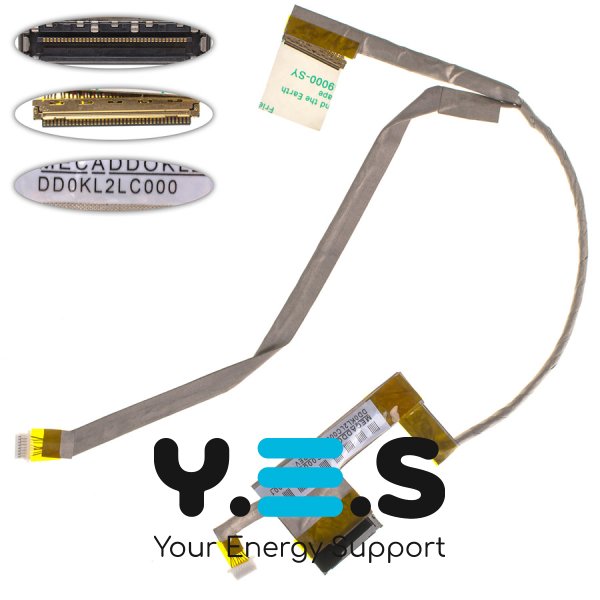 Шлейф матриці для ноутбука Lenovo Y460 LED з роз’ємом камери DD0KL2LC000