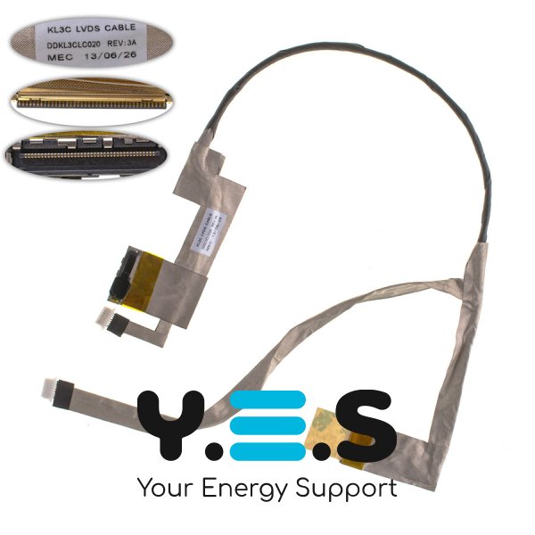 Шлейф матриці для ноутбука Lenovo Y560 LED з роз’ємом під камеру DDKL3CLC020