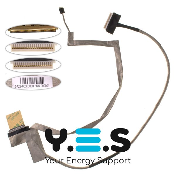 Шлейф матриці для ноутбука Toshiba C670/C675/L770/L775 LED з роз’ємом під камеру 1422-00XB000