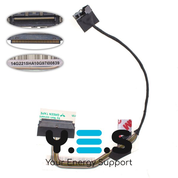 Шлейф матриці для ноутбука ASUS EeePC 1001/1005/1015/1016, LED, rev.2 (14G2215HA10G)