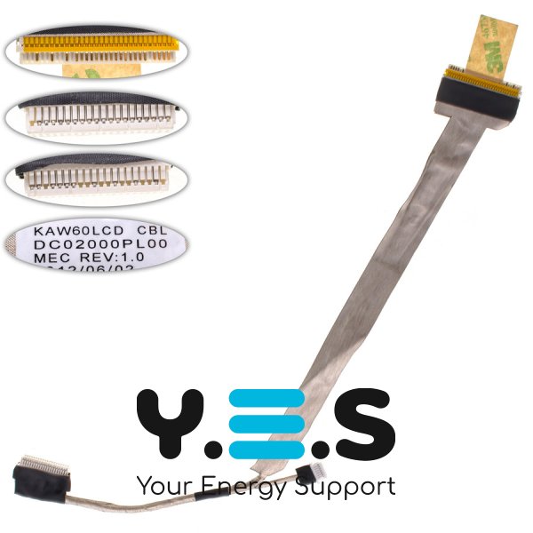 Шлейф матриці ACER AS:5241/5332/5516/5532/5732, EM:E430/E525/E627/E725 CCFL DC02000PL00