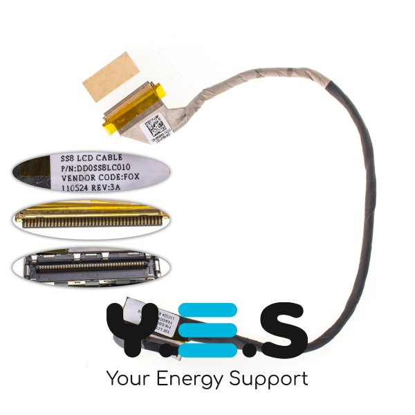 LED-шлейф матриці для ноутбука Dell 15Z L511Z, кабель DD0SS8LC000