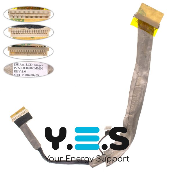 Шлейф матриці ноутбука ASUS F50/F55/X61S для CCFL, DC02000MM00