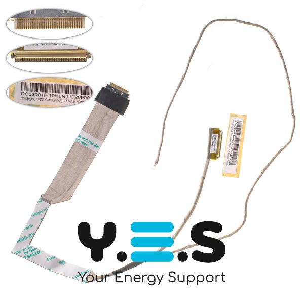 Шлейф матриці для ноутбука Lenovo N580/N581/N585/N586 LED з роз’ємом камери UMAL DC02001IF10