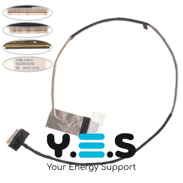 Шлейф матриці ноутбука Lenovo Y510P для LED FullHD дисплея (DC02001KT00)