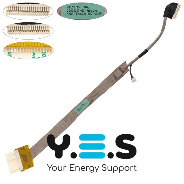 Шлейф матриці для ноутбука Acer AS 5610, TM 2490 (DC020007N00)