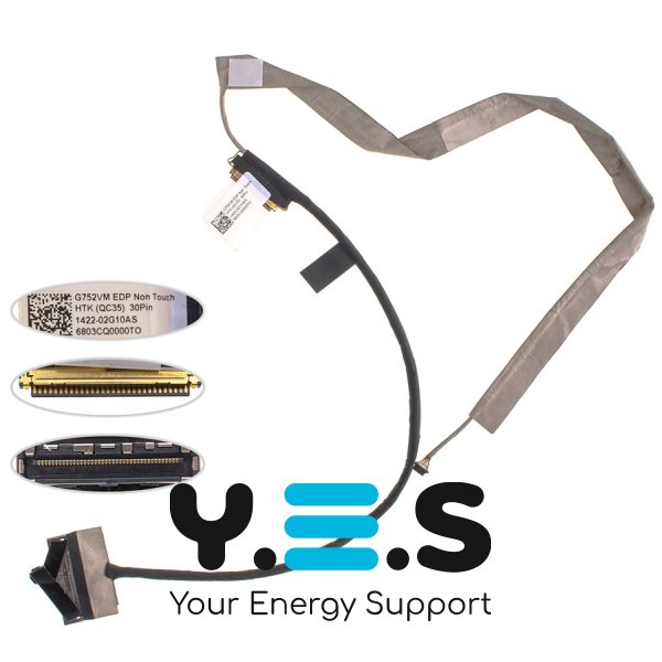 Шлейф матриці для ноутбука ASUS G752VS, P/N 1422-02G10AS