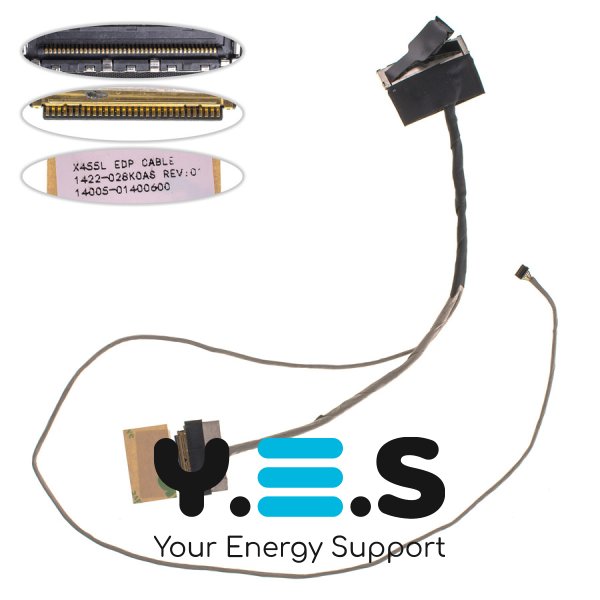 Шлейф матриці для ноутбука ASUS X455YA, X455YI (14005-01400600)
