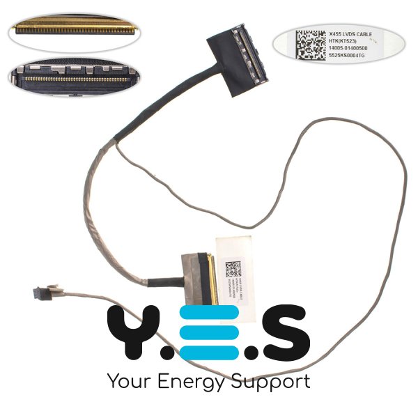 Шлейф матриці для ноутбука ASUS X455 series, LED, 14005-01400000
