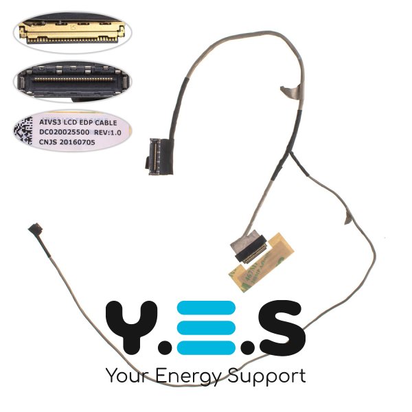 Шлейф матриці eDP для ноутбука Lenovo IdeaPad 500S-13 series (DC020025500)