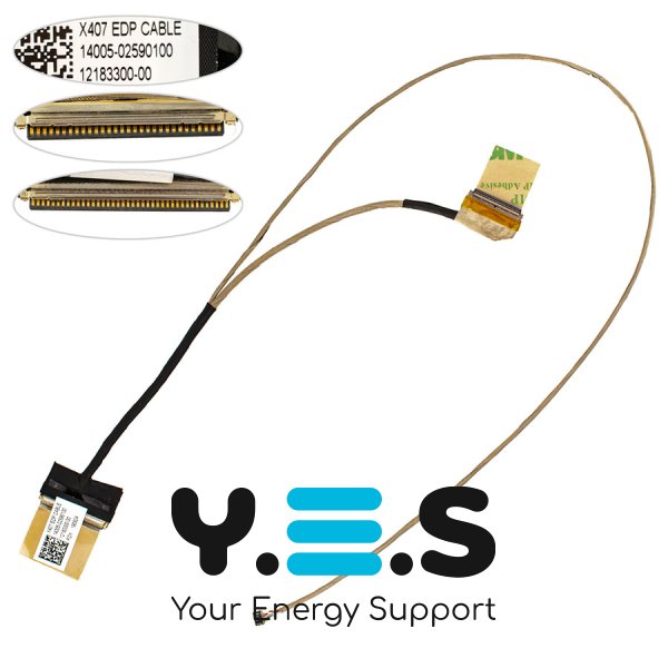 Шлейф матриці EDP для ноутбука ASUS X407 series (14005-02590000)